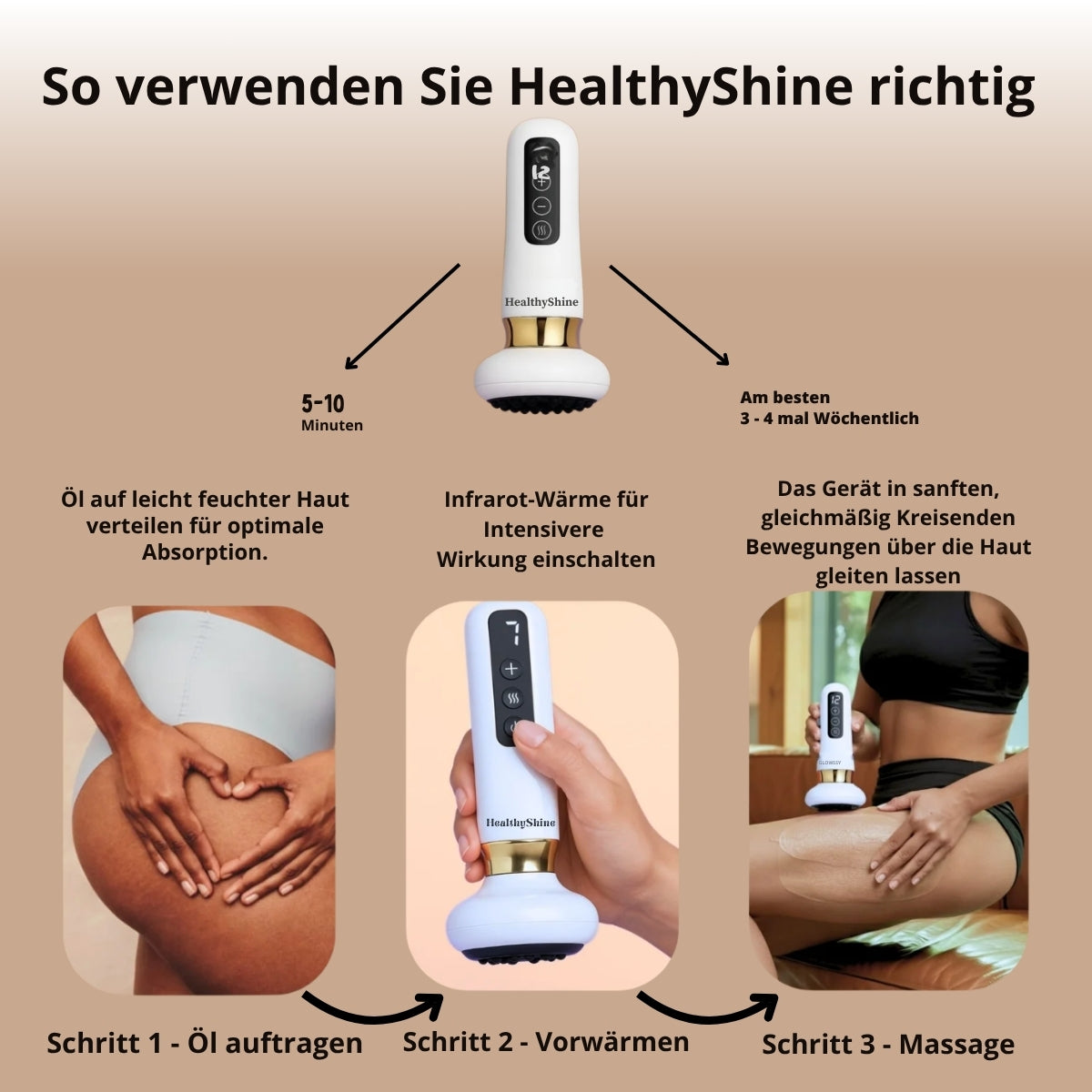 HealthyShine - Tiefen Massagegerät